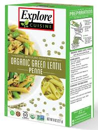 Explore Cuisine- Green Lentil Penne Product Image
